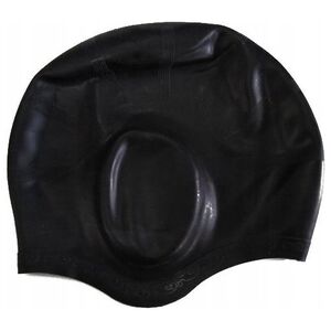 Swimming cap silicone BECO 7530 0 black long hair