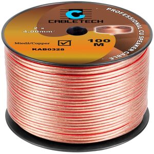 Przewód Cabletech Kabel głośnikowy 4mm