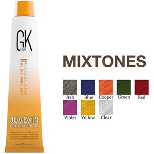 GK HAIR (Global Keratin) Global Keratin, Cream Colour, Permanent Hair Dye,  Clear, 100 ml For Women