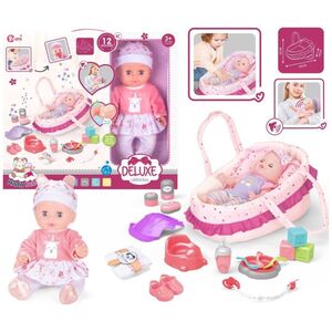 14IN DOLL BACKPACK SET WITH DRINK /PEE
