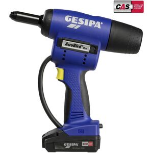 Sourcing Cordless riveter GESIPA AccuBird PRO CAS 2x2Ah/18V