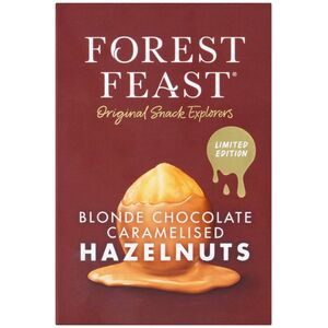 Forest Feast chocolate-coated caramelized hazelnuts in a gift cube, 100 g