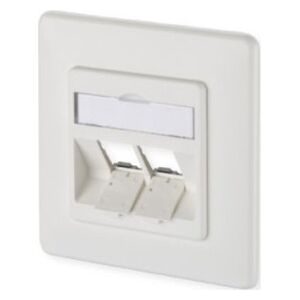 MetzConnect BTR MetzConnect BTR Datendose E-DAT modul, unbestückt, 2-fach, Unterputz, reinweiß RAL 9010 - 1309151002-E