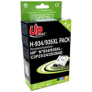 Tusz UPrint Tusz H-934, 935XL / C2P23AE, CP24AE, CP25AE, CP26AE, No.934XL, No.935XL, (Black, Cyan, Magenta, Yellow)