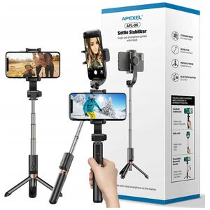 Selfie stick Apexel Selfiestick/statyw bluetooth APEXEL APL-D6 (czarny)
