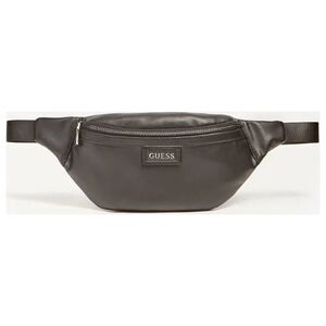 Guess, Kidney, Textile Fanny Pack, Trouse Pouche, Black, 21/30 x 15 x 7.5 cm, For Men For Men