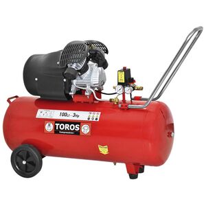 TOROS ΑΕΡΟΣΥΜΠΙΕΣΤΗΣ 100LT/3HP 230V 40139 έως 12 άτοκες δόσεις