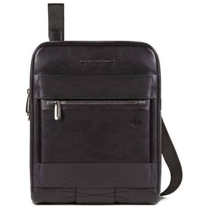 Piquadro Piquadro, Obidos, Leather, Small, Crossbody Bag, Black, 22 x 28 x 5 cm, For Men For Men