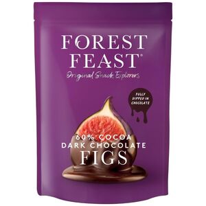 Forest Feast dark chocolate-coated figs, 140 g