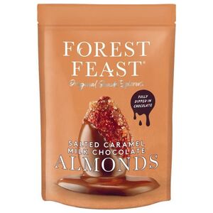 Forest Feast milk chocolate-coated almonds with salted caramel, 120 g