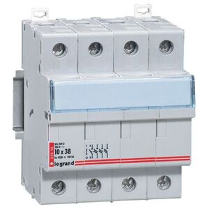Legrand Rozłącznik bezpiecznikowy cylindryczny 3P+N 10x38mm RB348 (005848)
