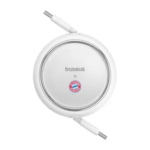 Baseus USB-C / USB-C charging cable 100W Bayern Munich Edition (white)