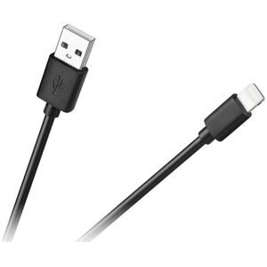 Kabel USB Cabletech USB-A - Lightning 1 m Czarny (KPO3946)