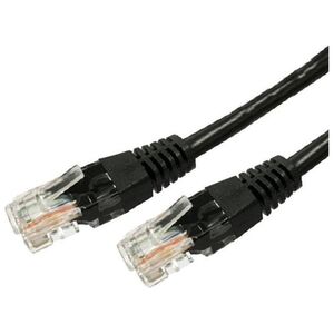 TB Print Kabel Patchcord miedziany kat.6 RJ45 UTP 3m. czarny - paczka 10 sztuk