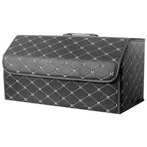 Aptel Duży Organizer Samochodowy do Bagażnika Schowek 55x32x30cm czarny DA75