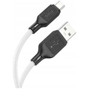 Kabel USB Hoco HOCO kabel USB A do Micro USB 2,4A X90 1 m biały