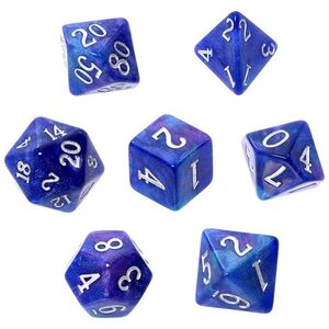 Rebel Komplet kości REBEL RPG - Akrylowe - Zmierzch