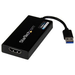 StarTech USB-A - 0.1 m Czarny (USB32HD4K)