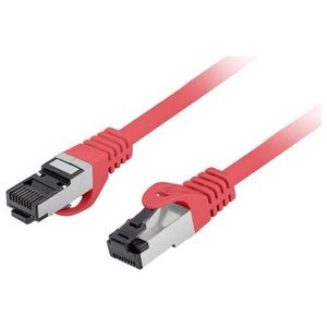 Lanberg Patchcord Lanberg S/FTP kat.8.1 1,5m LSZH CU fluke passed czerwony