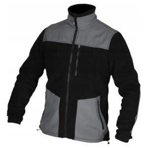 Dedra Bluza polarowa ze wstawkami, 280g/m2, rozm.XL, czarno-szara