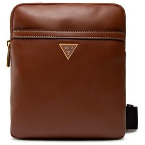Guess, Scala, Synthetic Leather, Textile Bag, Brown, HMSCALP2223BRO, For Men, 20 x 22.5 x 2.5 cm For Men
