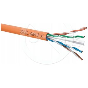 Solarix SOLARIX SXKD-6-UTP-LSOHFR-B2ca CAT6 UTP LSOH LSOHFR B2ca s1a d1 a1 500m reel orange