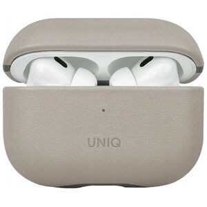 UNIQ Lyden DS - etui  ze sztucznej skóry do AirPods Pro 2 beżowe/zielone - Gwarancja bezpieczeństwa. Proste raty. Bezpłatna wysyłka od 170 zł.