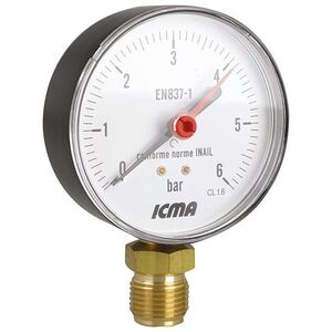 Sourcing MANOMETER 80MM. 1/2. 10 BAR