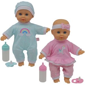 Bburago HAPPY FRIEND Twin Baby dolls 30cm