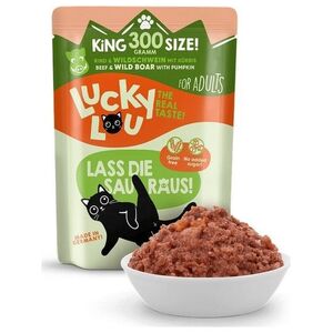 Lucky Lou Lucky Lou Lifestage Adult Wołowina i dzik saszetka 300g