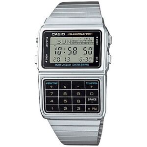 Zegarek Casio Zegarek Unisex Casio DATABANK CALCULATOR STEEL - Matt case