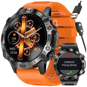 Smartwatch Gravity SMARTWATCH MĘSKI GRAVITY GT20-3 - AMOLED, DODATKOWY PASEK (sg024c) NoSize