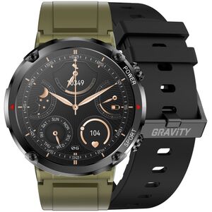 Smartwatch Gravity Zegarek męski SMARTWATCH GRAVITY GT21-7 khaki/khaki/BK