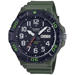 Zegarek Casio Zegarek marki Casio model MRW-210H-3A kolor Zielony. Akcesoria męski. Sezon: Cały rok NoSize