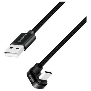 LogiLink CU0193 kabel USB USB 2.0 2 m USB C USB A Czarny
