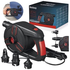 Bestway Bestway poręczna Pompka elektryczna PowerGrip 3 adaptery 62258