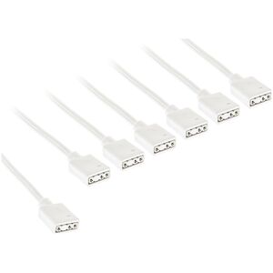 Kolink ARGB 1-6 Splitterkabel - 30cm, weiß