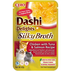 INABA CAT DASHI DELIGHTS SILKY CHICKEN TUN&SAL 40g