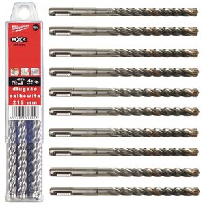 Drill SDS Plus MX4 8x215/150mm, (4 hard. plates), Milwaukee (10pcs.)
