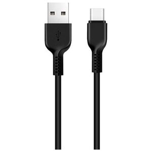 Kabel USB Partner Tele.com USB-A - USB-C 1 m Czarny (6957531068846)