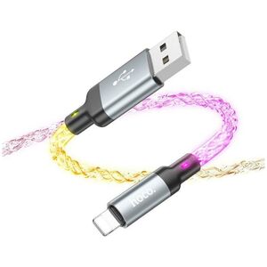 HOCO kabel USB A do Lightning 2,4A U112 1 m szary