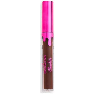 Makeup Revolution Makeup Revolution, I Heart Revolution Chocolate, Lip Gloss, Mocha, 3.20 ml For Women