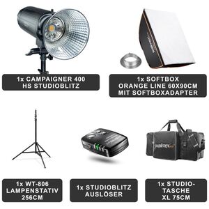 Lampa studyjna Walimex walimex pro Campaigner 400 HS Set Single