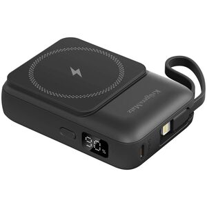 POWER BANK indukcyjny Kruger&amp|Matz 10000 mAh Mag Safe z kablem czarny