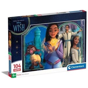 Clementoni CLE puzzle 104 SuperKolor Disney Wish 27148