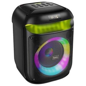 HOCO głośnik bluetooth + 2 x bezprzewodowe mikrofony HA13 czarny