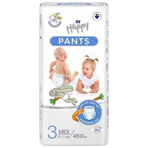 Bella Pieluchomajtki Happy Pants Midi 3, 6-11 kg, 48 szt.