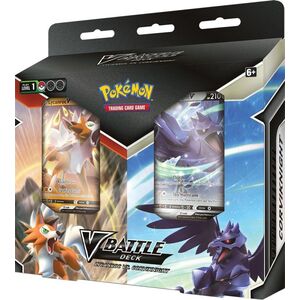 Pokemon Pokémon TCG: V Battle Deck Bundle Lycanroc vs. Corviknight