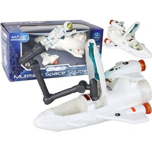 LeanToys Misja Kosmiczna Zestaw Kosmiczny Rakieta Kosmonauta Kosmos 4 ELE