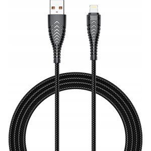 Kabel USB Veger VEGER kabel USB A do Lightning 2,4A V105 1,2 m czarny